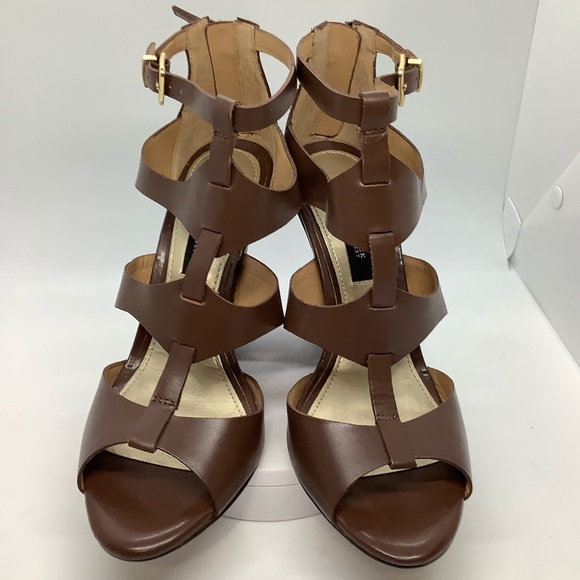 White House Black Market Briget Wedge Sandals - Picture 4 of 8